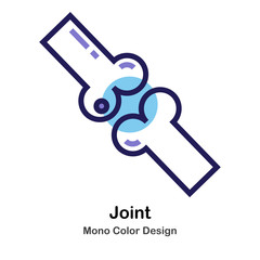 Joint mono color icon