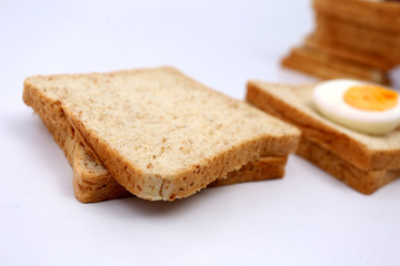 Bread Row with White Backdrop.