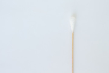 cotton bud, swab clean healthcare on white background