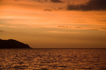 Fototapeta na wymiar Fiji Sunset