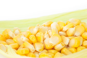 corn on the cob, husk organic food nature background