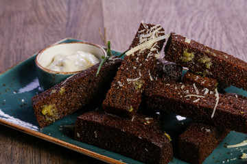 Garlick bread snack