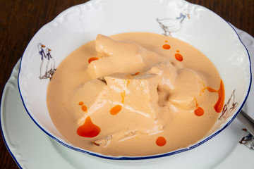 Georgian traditional cuisine - satsivi