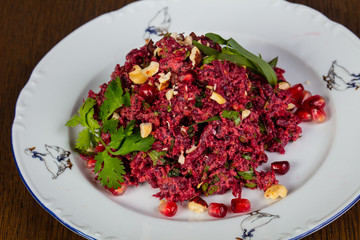 Georgian beetroot salad