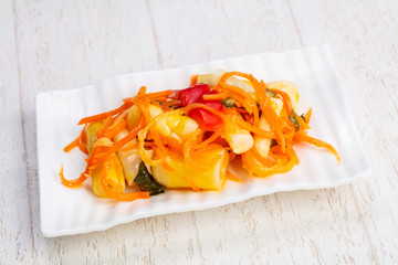 Delicious marinated salad