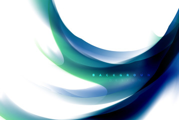 Holographic fluid colors flow, colorful liquid mixing colours motion concept