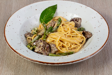 Pasta with beef