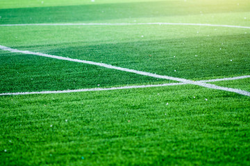 Fresh green grass for football sport, football field,  Sport texture