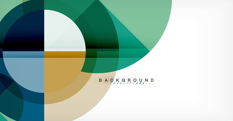Obraz premium Vector circle abstract background
