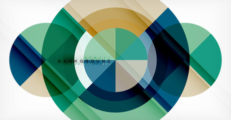Fototapeta premium Vector circle abstract background