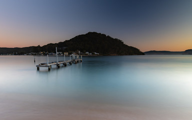 Sunset at the old wharf