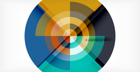 Obraz premium Wektorowy okręgu abstrakta tło