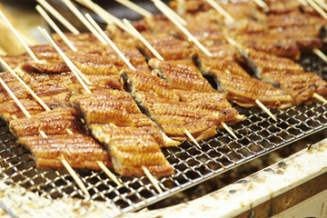 Grilled eel with sauce 