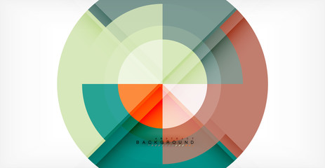 Obraz premium Vector circle abstract background