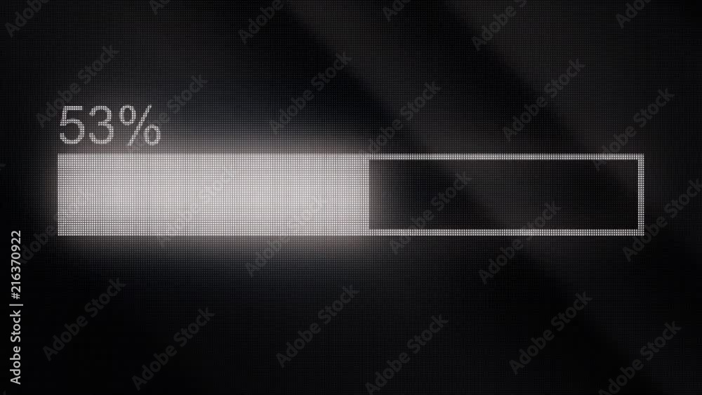 Poster progress bar. illustration of uploading, downloading, transferring process. modern loading bar anima