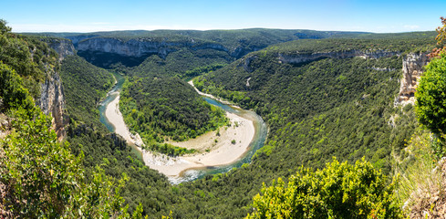 View of Ardeche Gorges