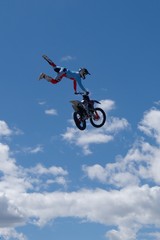 Fototapeta na wymiar Freestyle Motocross