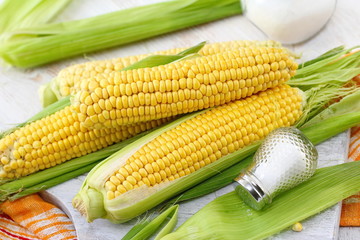 Fresh raw corn