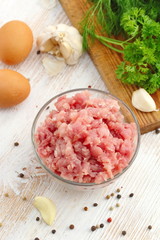 Raw minced meat