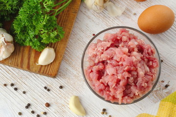 Raw minced meat