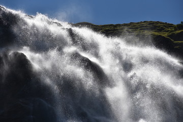 Shadow waterfall