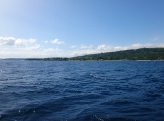 Scene of Tranquility Island, Efate, Vanuatu.