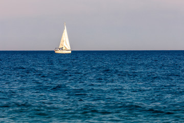 Fototapeta premium The sailing boat