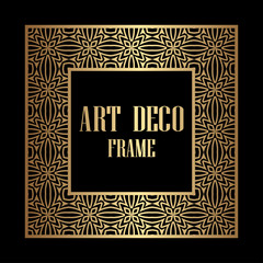 Obraz premium Art Deco Frame