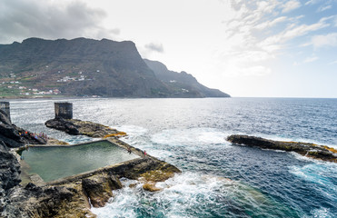 Natural pool in La Gomera island, Canary Islands