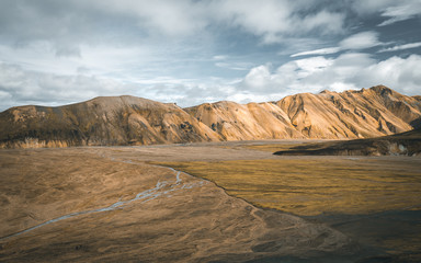 Iceland, Highlands, Landmannalaugar Landscape