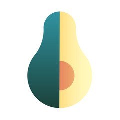 Avocado gradient illustration