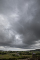 Obraz na płótnie Canvas Gewitterwolken über Wales