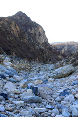 Fototapeta na wymiar rocks in the valley