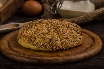 Homemade bread, product photo