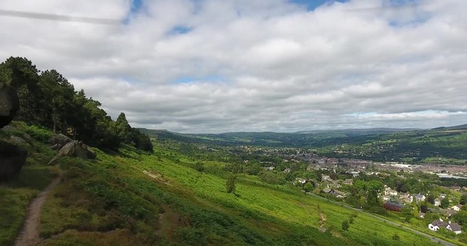 View from Ilkley Moor.
