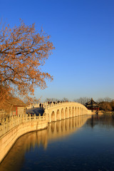 Fototapeta premium Seventeen Holes Bridge scene