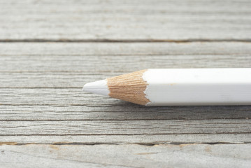 color pencils on wood table