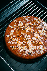 Homemade Paleo Almond Apple Cake with Orange Cinnamon Syrup