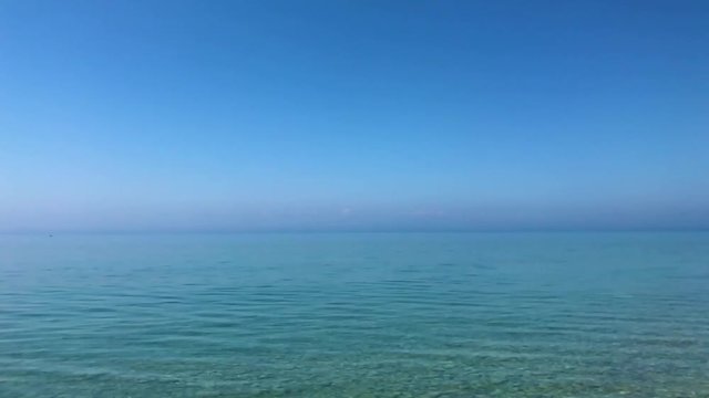 Haze on Lake Huron