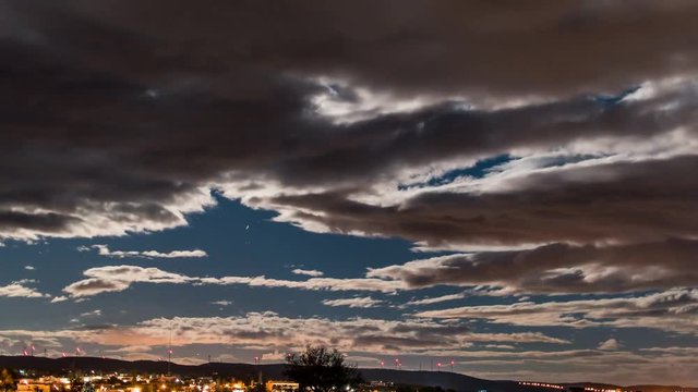 Timelapse clouds in Cyprus