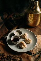 Traditional mongolian food 