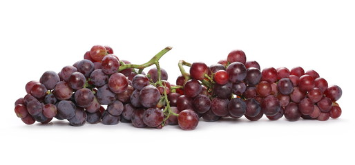 Cardinal grapes isolated on white background