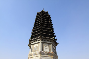 Fototapeta na wymiar pagoda in a temple, China