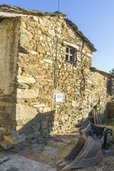 reconstruction of old stone houses for repopulation of ancient villages in the province of Zamora in Spain