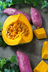 かぼちゃ サツマイモ