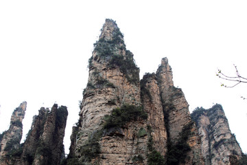 TianZi Mountain natural scenery