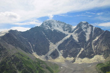 Caucasus mountains summertime. North Caucasus landscape