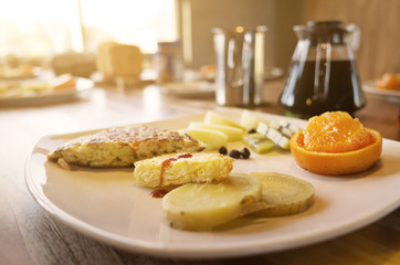 breakfast in the morning