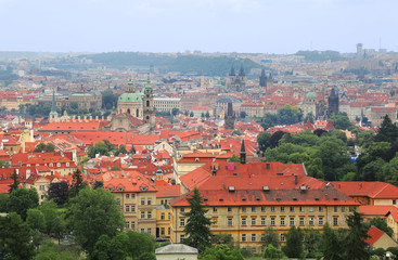 Fototapeta na wymiar View of Prague, Czech Republic