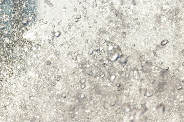 close up of water splashing